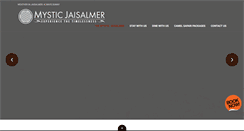 Desktop Screenshot of mysticjaisalmer.com